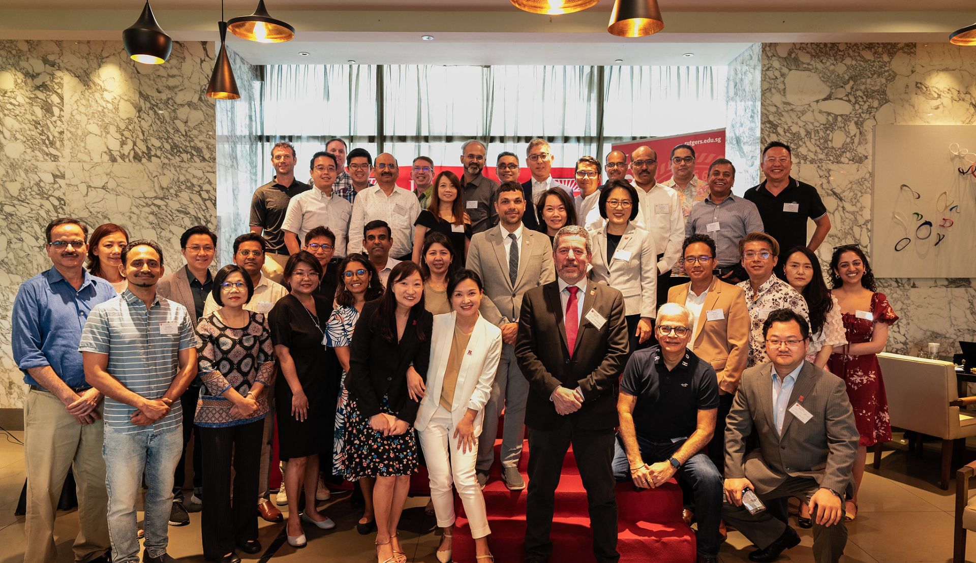 Singapore alumni reception group photo