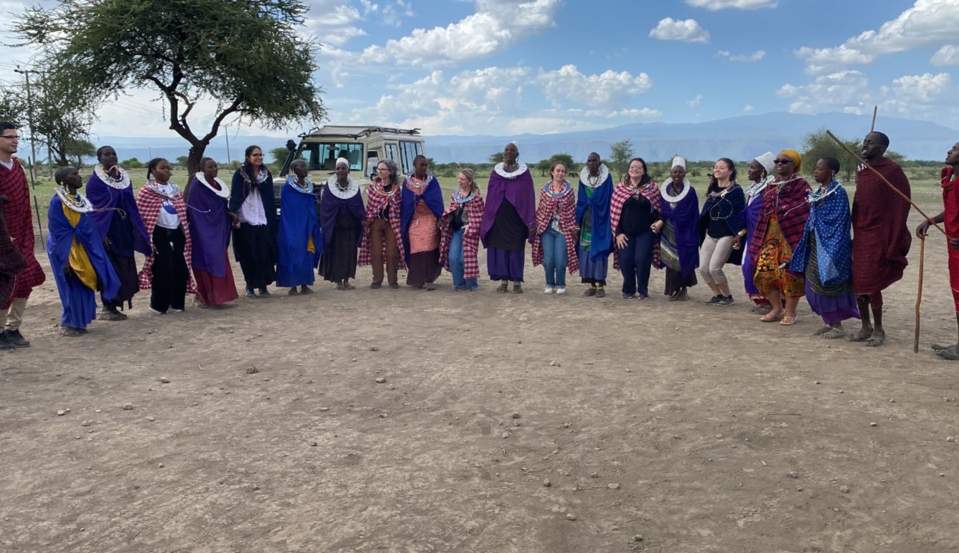 Photo of Rutgers students studying abroad in Tanzania