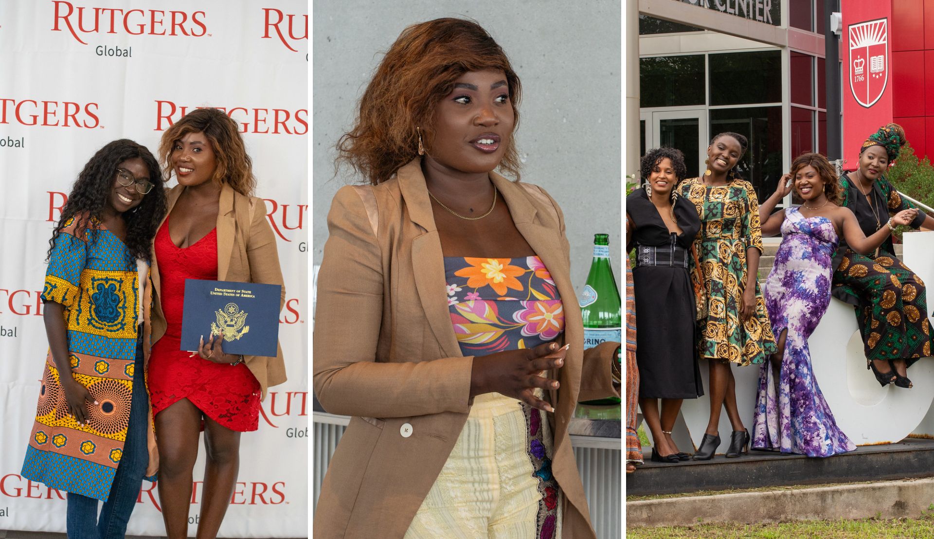 Amara Chimene, Mandela Washington Fellow at Rutgers, 3 photos