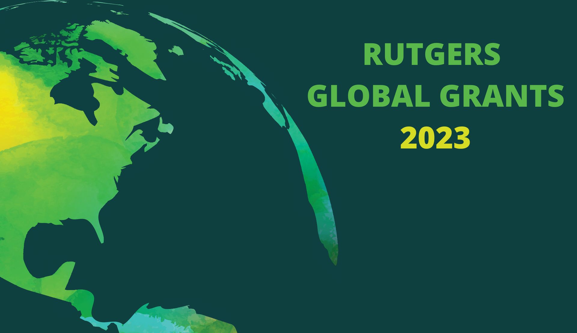 Rutgers Global Grants 2023 Recipients graphic image