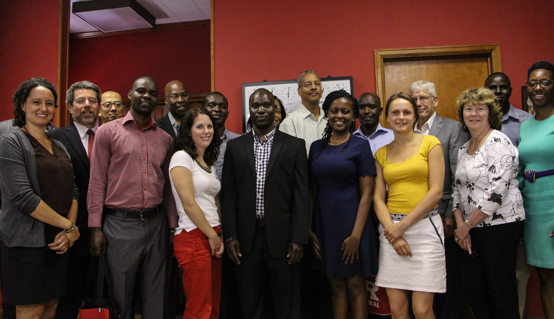 Rutgers Global - AAI EADB Fellowship, group photo of fellow and administrators 