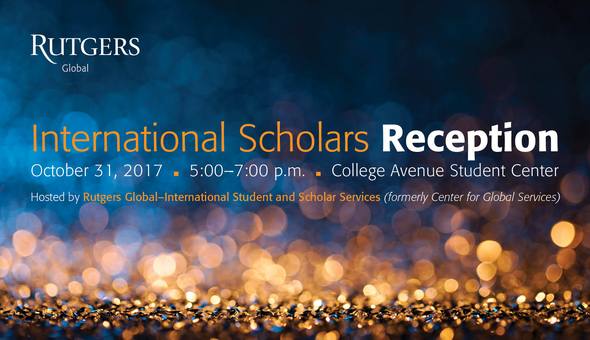 Rutgers Global - 2017 International Scholars Reception