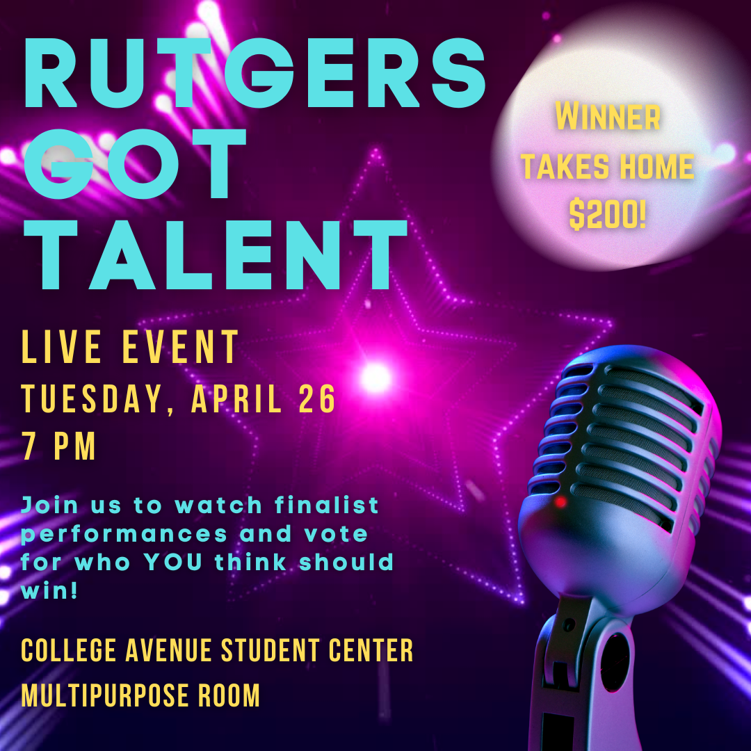 Rutgers Got Talent! Live Event Rutgers