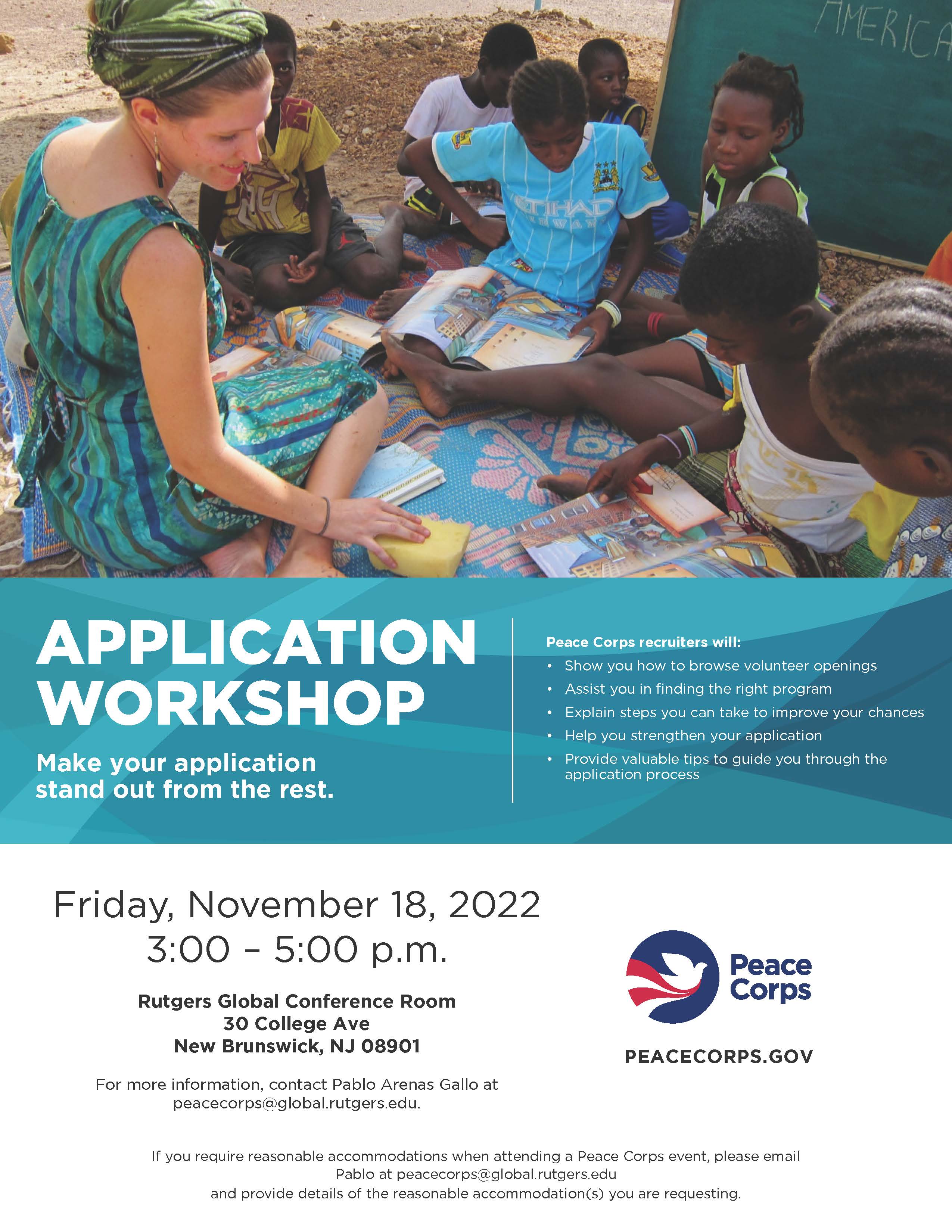  Peace Corps Application Workshop
