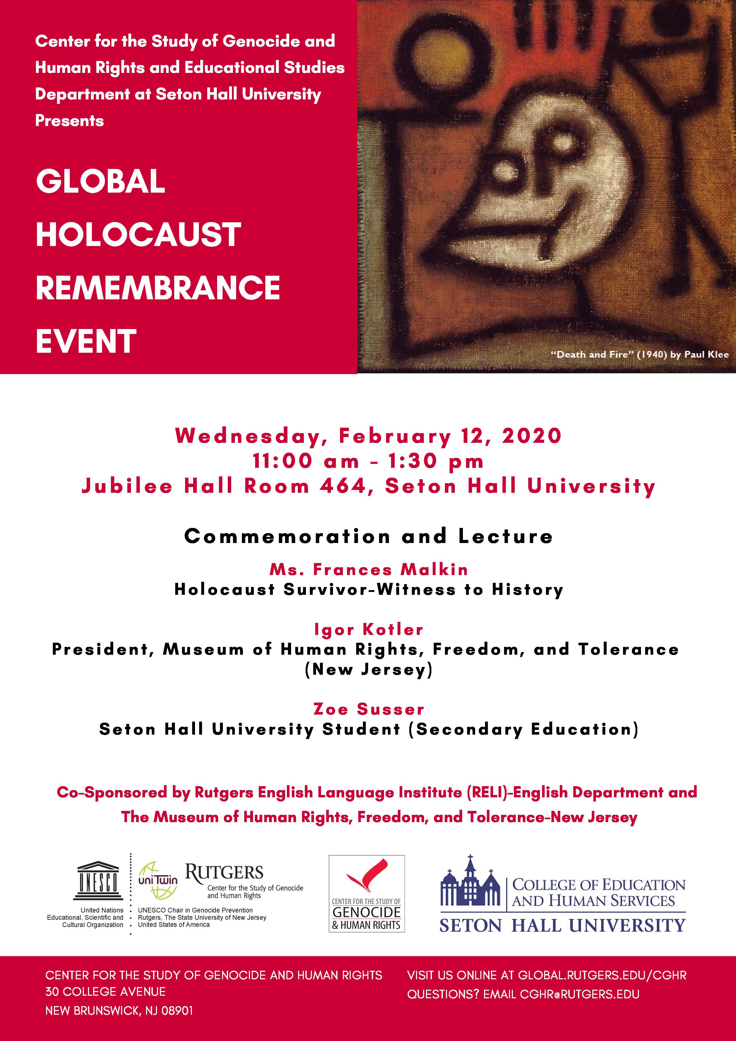 Global Holocaust Remembrance Event