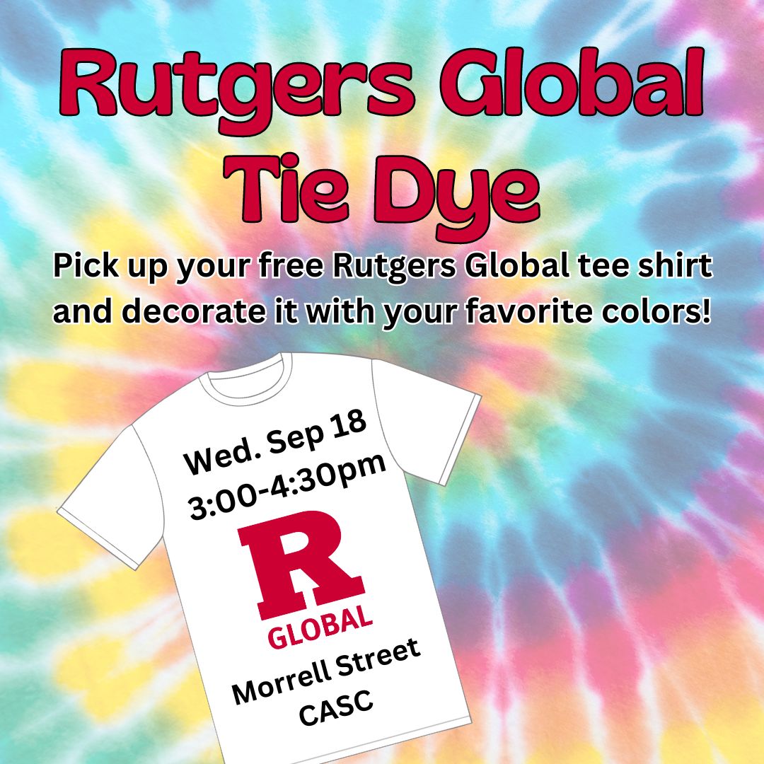 Rutgers Global Tie Dye 