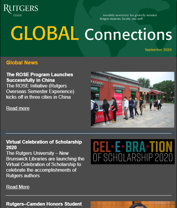September 2020 Global Connections Newsletter Thumbnail