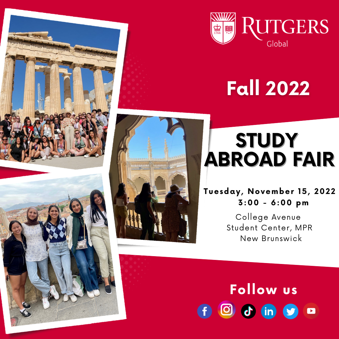 Fall 2022 Study Abroad Fair