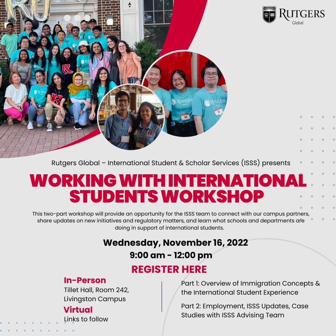 Working with International Students - Fall 2022