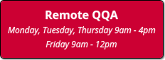 Remote QQA button