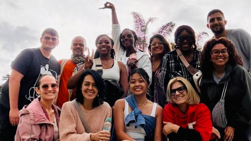Rutgers students study abroad in Colombia