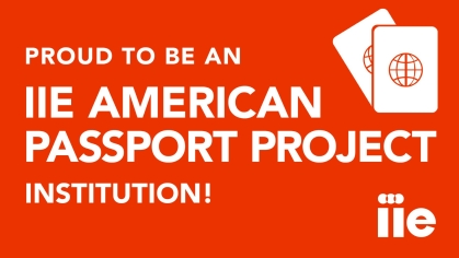 Graphic of IIE American Passport Project