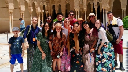 Rutgers Study Abroad students in Spain