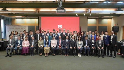 China Delegation Visits Rutgers