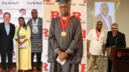 Moustapha Diallo, Fulbright Student, 3 photos