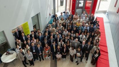 South Korea R&D Symposium, group photo