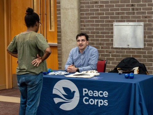 Pablo Arenas Gallo at Peace Corps event