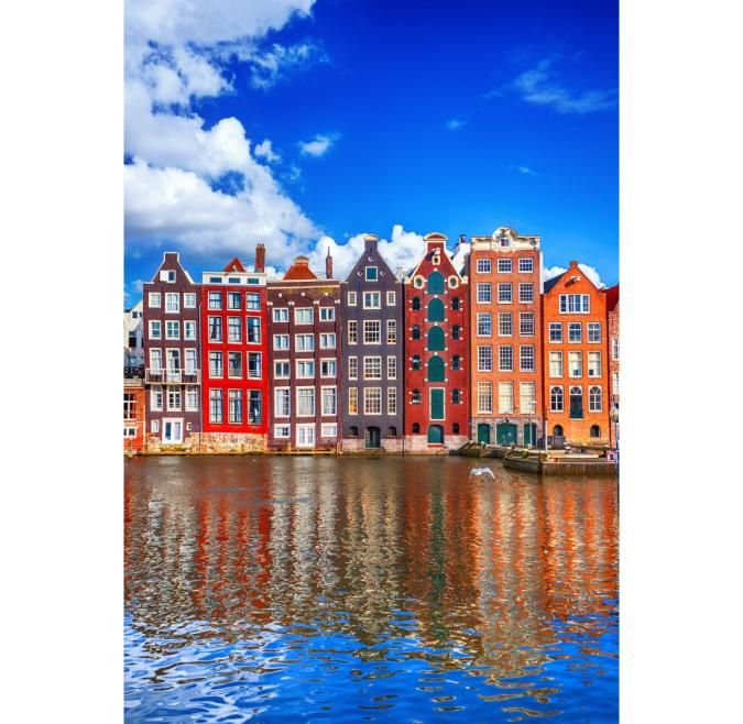 Waterside Houses in Amsterdam