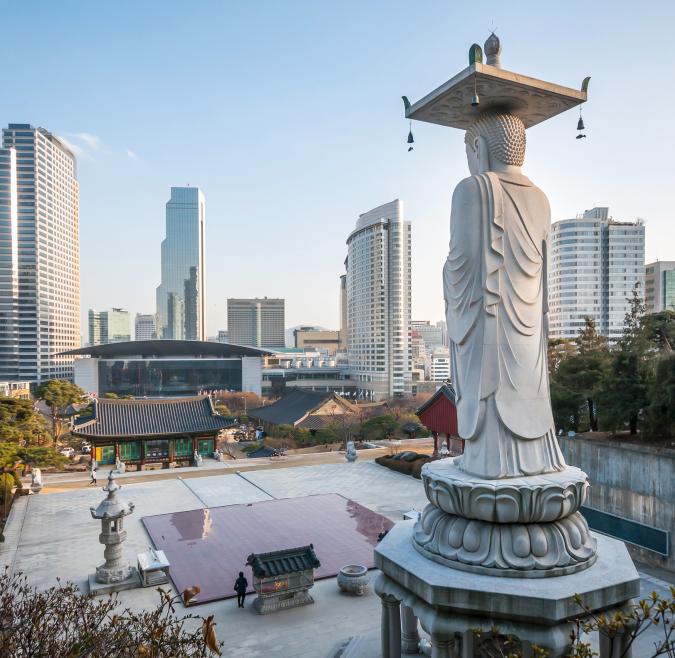 Bongeunsa temple, Seoul, Korea