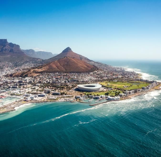 Cape Town aerial view