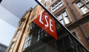 LSE logo on building