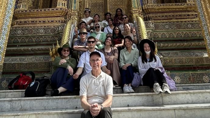 students and faculty in Thailand