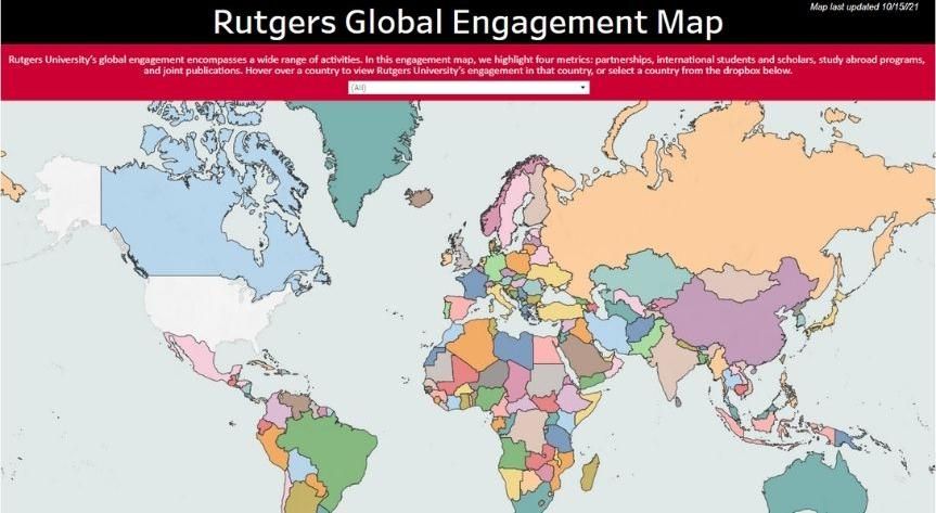 Global engagement map image