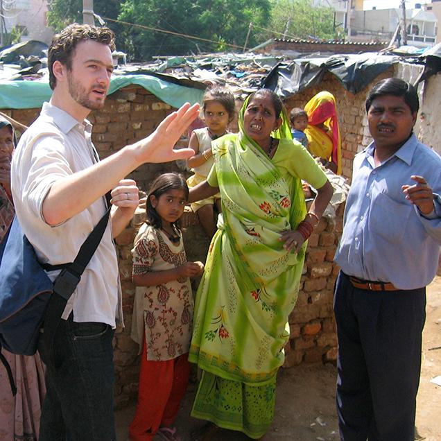 Rutgers Global – Dr. Asher Ghertner works with partners and locals in India on a collaborative research project